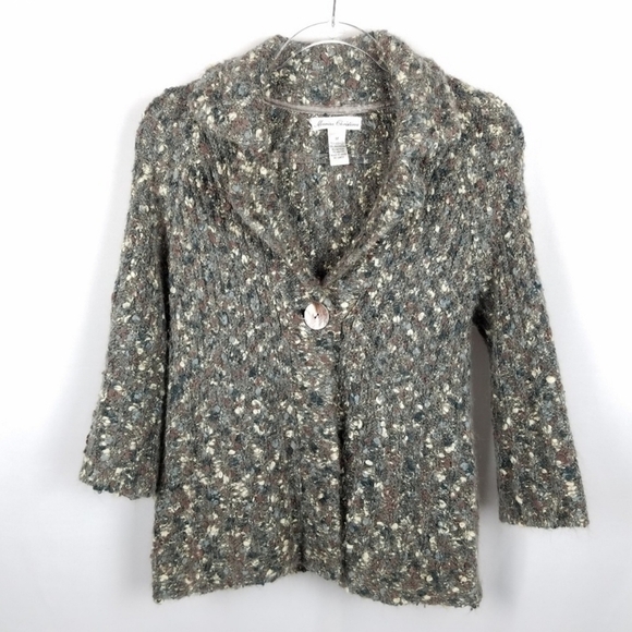 Marisa Christina Sweaters - Marisa Christina Nubby Part Alpaca/Mohair Grannycore Sweater Size: M